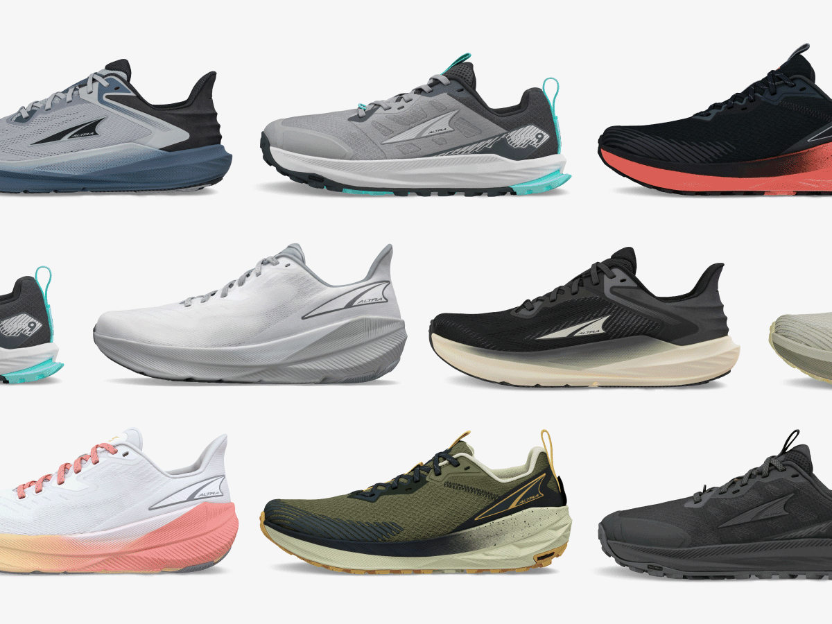 collage of shoes alternating styles in a gif