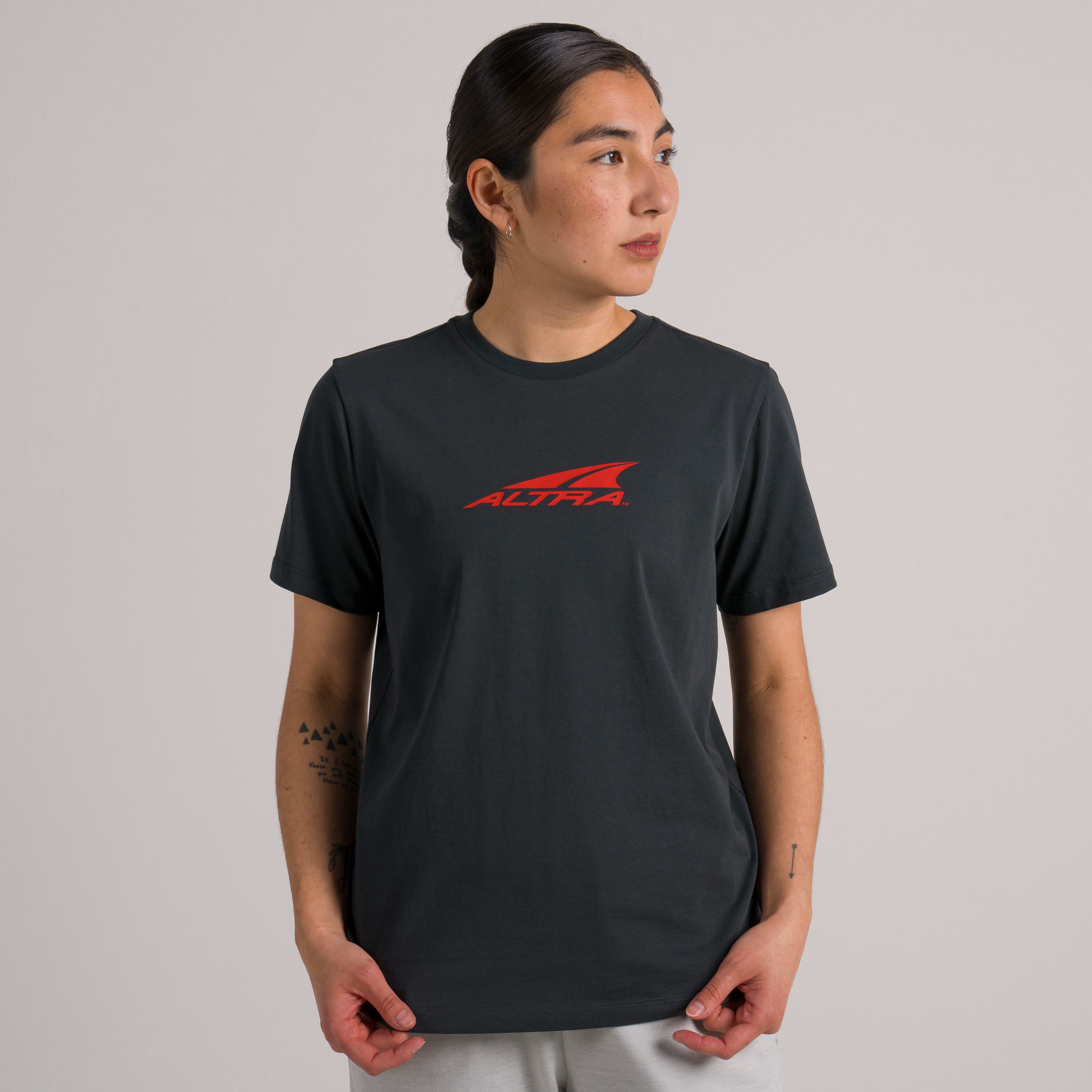  Altra Running Women's Everyday Recycled T-Shirt in Black, Size: XS - $40.00 at Altra Running