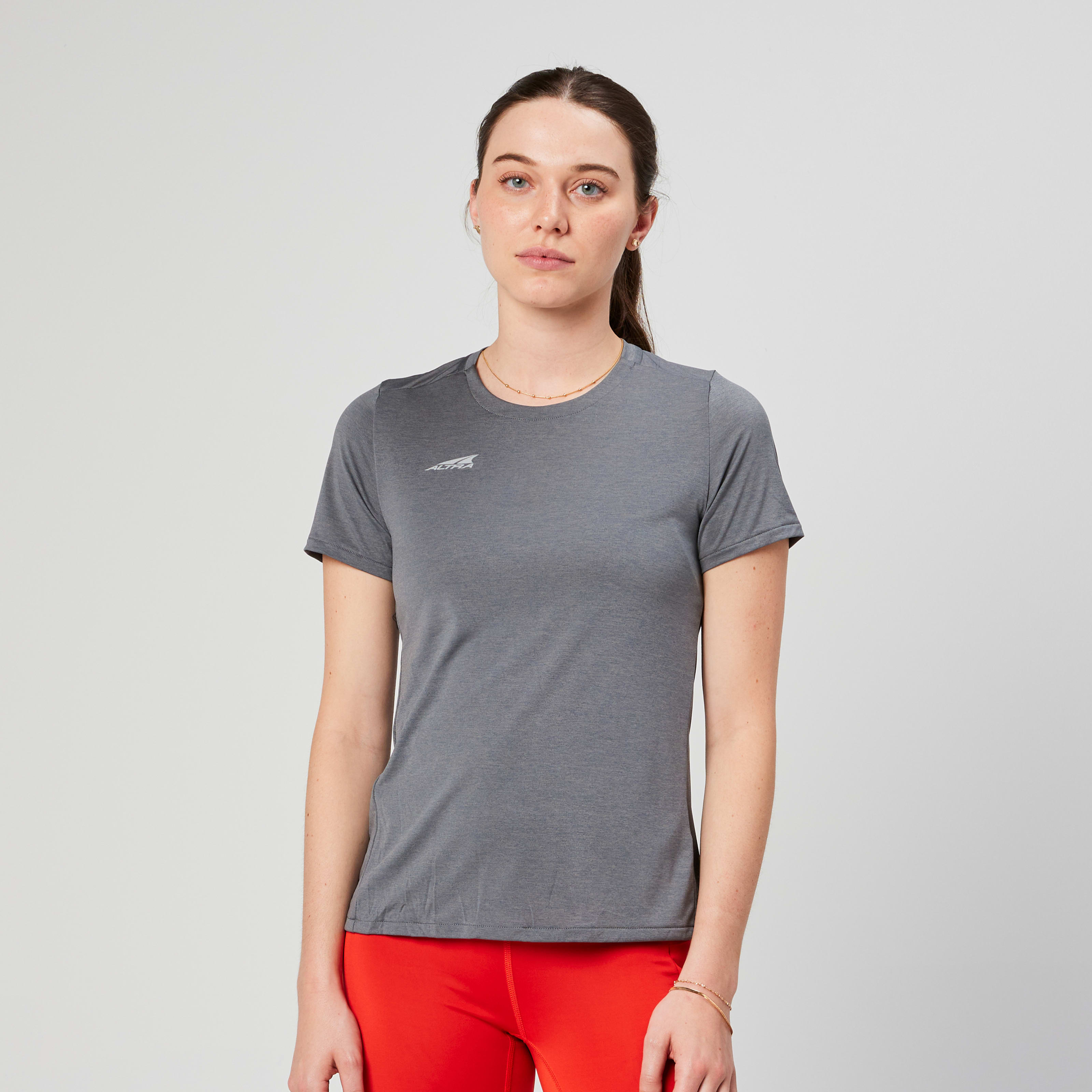  Altra Running Women's Core Short Sleeve T-Shirt in Gray, Size: XS - $52.00 at Altra Running