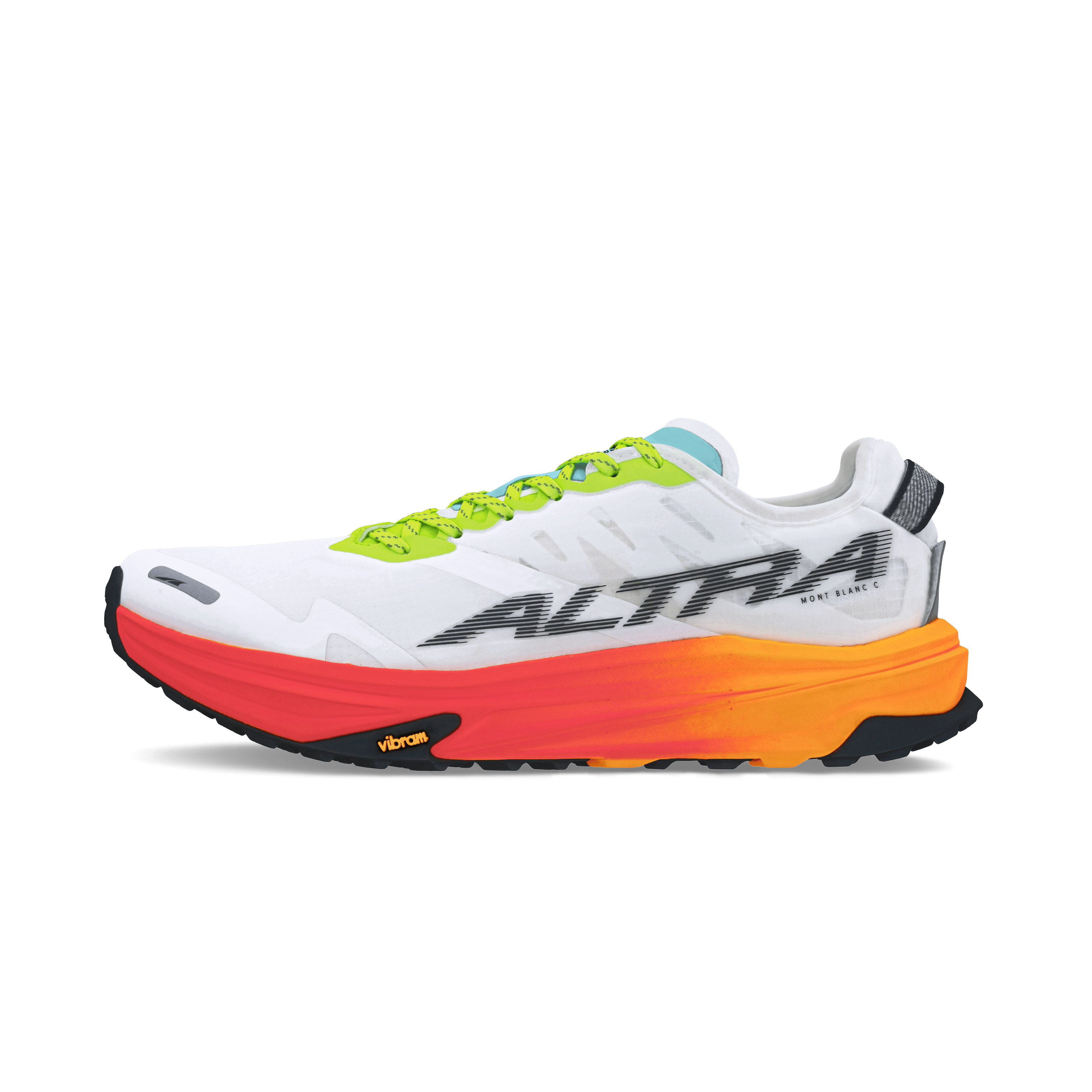 Altra Running Women's Mont Blanc Carbon Shoe in White/Orange, Size: 9.5