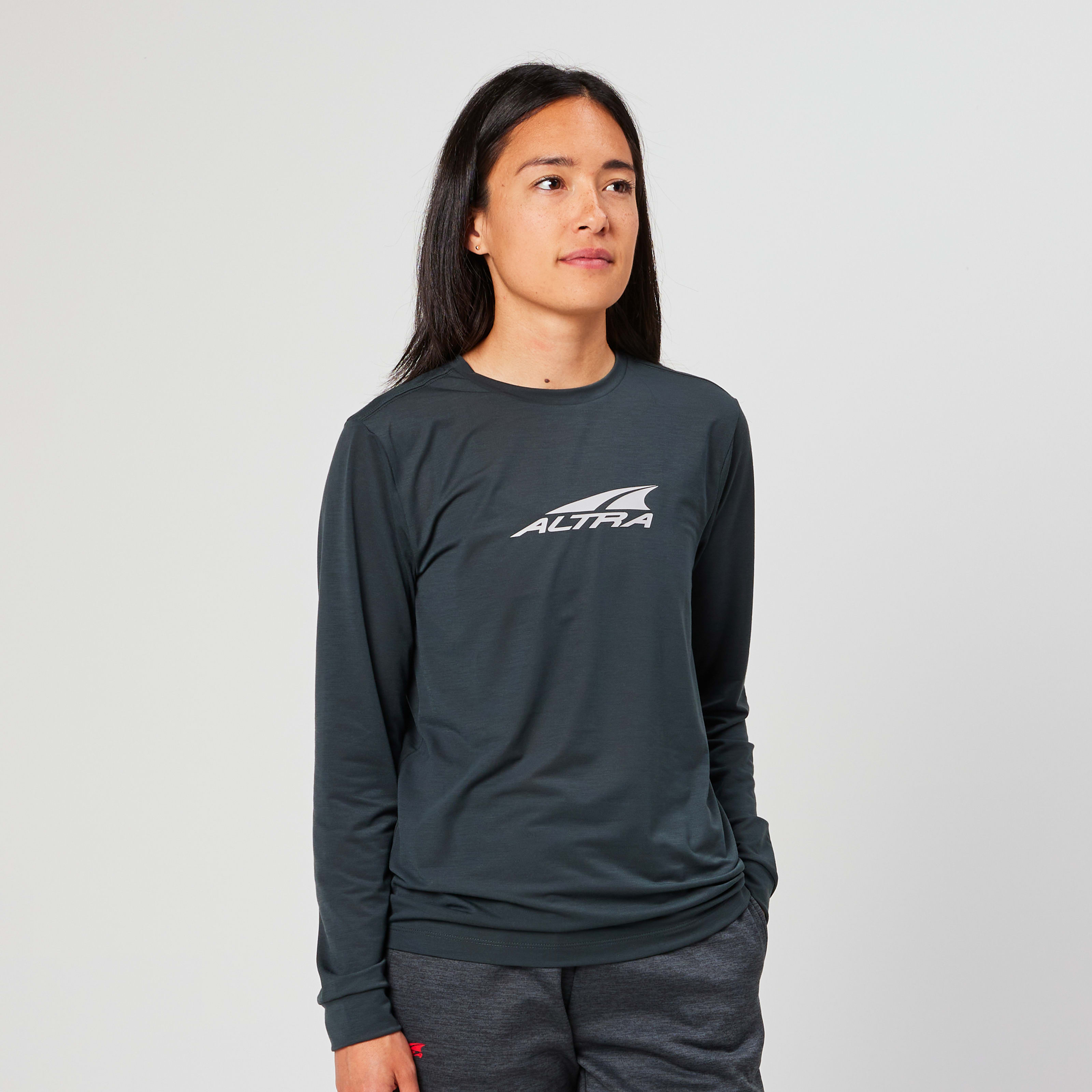  Altra Running Women's Everyday Performance Long Sleeve T-Shirt in Black, Size: Small - $58.00 at Altra Running