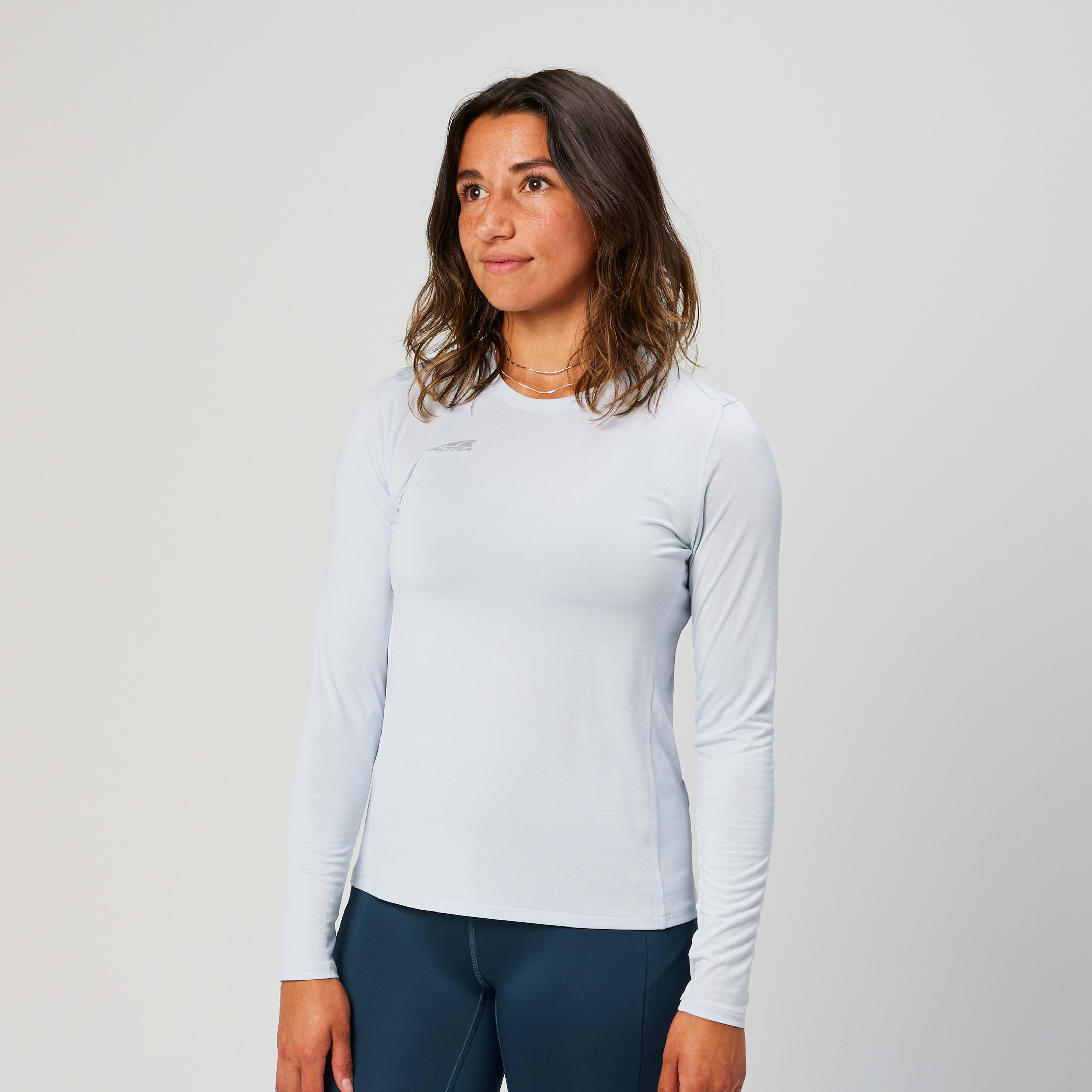  Altra Running Women's Core Long Sleeve T-Shirt in Light Blue, Size: Large - $55.00 at Altra Running