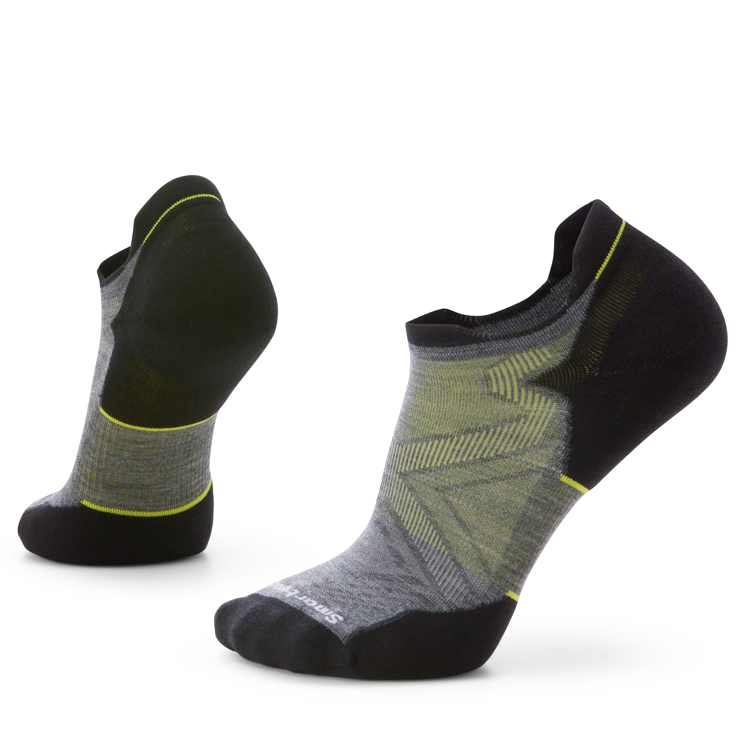 Smartwool Run Low Ankle Socks in Medium Gray