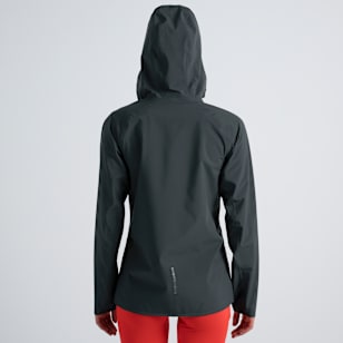 Women's Waterproof Run Jacket - Black