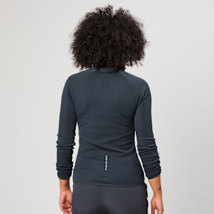 Women's Core Merino Wool 1/2 Zip - Black