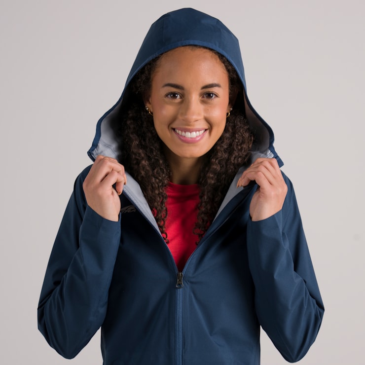 Women's Waterproof Run Jacket image number 2